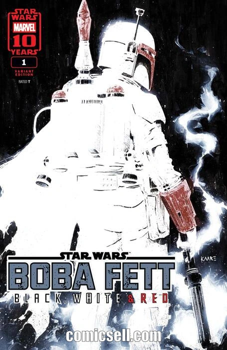 Star Wars: Boba Fett – Black, White & Red #1
